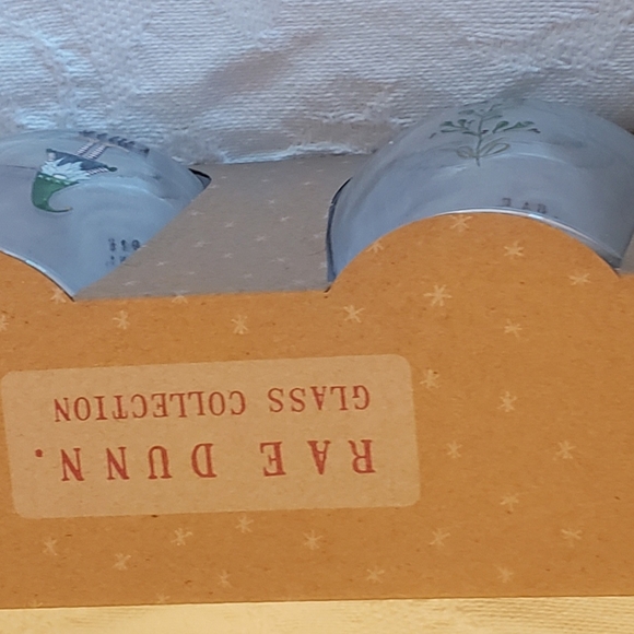 Rae Dunn stemless wine Christmas glasses - Picture 8 of 8